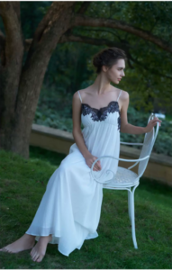 Spring and summer new product French neoclassical cotton camisole nightgown