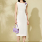 One neck loose sleeveless dress for women
