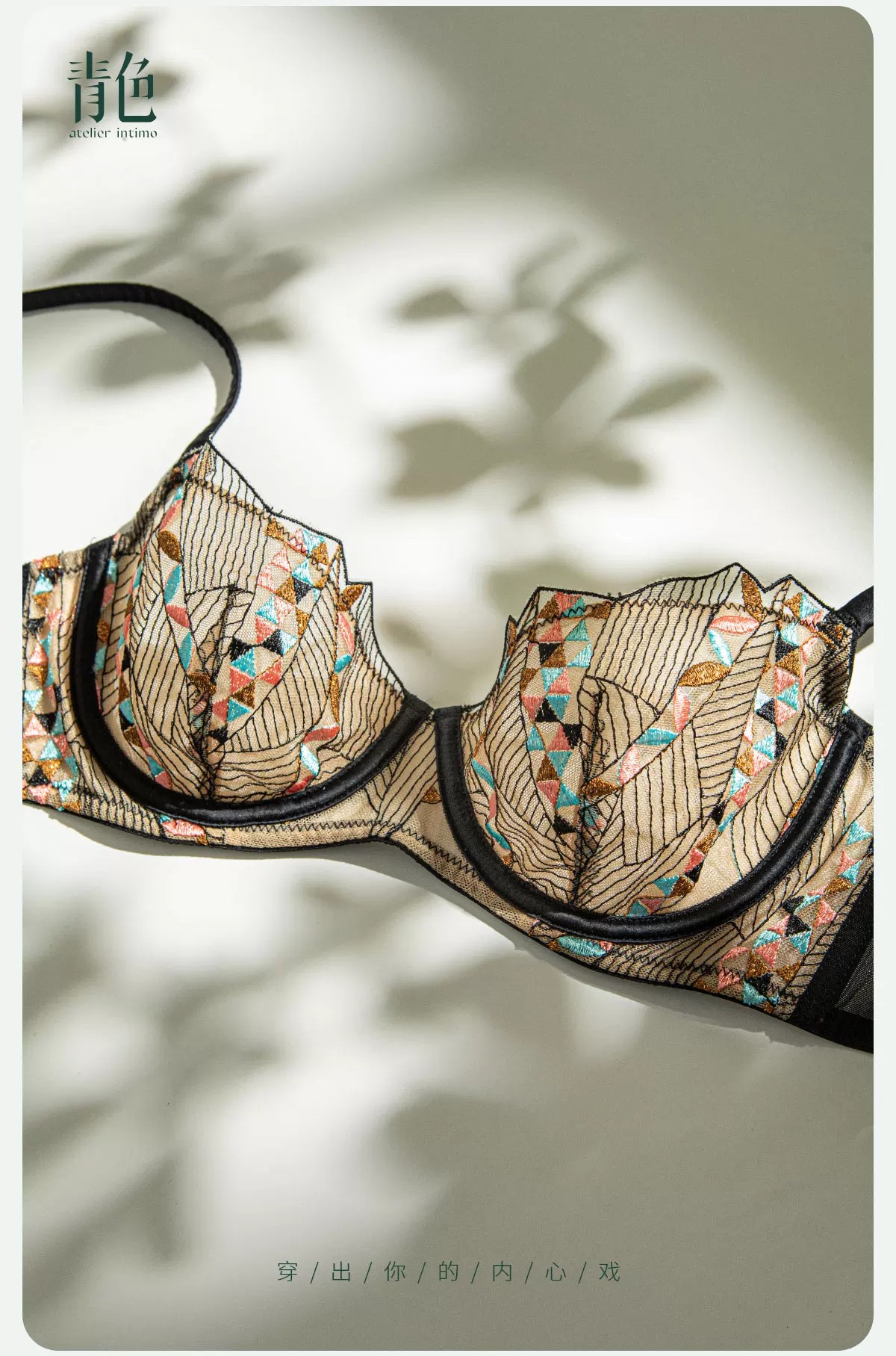 Blue Embroidered Sexy Ultra Thin Underwear Women's Collection Accessory Anti sagging Bra Blue Embroidered Sexy Ultra Thin Underwear Women's Collection Accessory Anti sagging Bra
