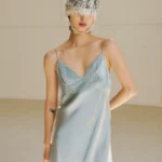 Sang Luo French Lace Sexy Strap Skirt Sang Silk Sleep Dress