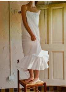 Slips, tea break dresses, nightgowns can be worn as outerwear