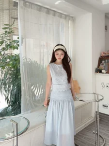 2026 Summer New Unique Shirt Top Skirt Set