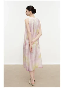 Slim fit hanging neck dress, casual and cool women's skirt