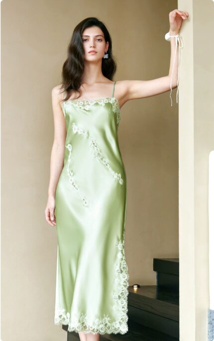 Mulberry silk summer silk nightgown