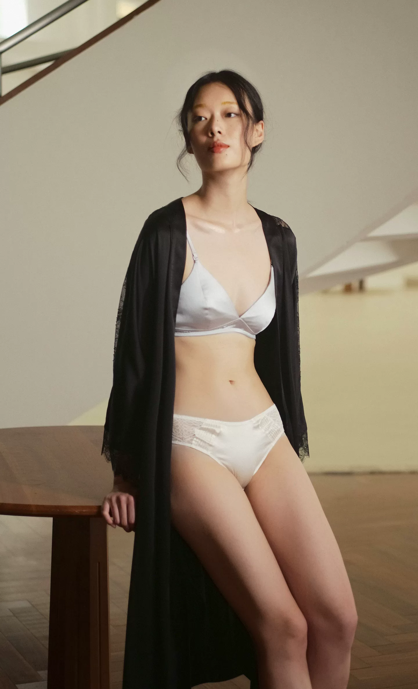 Stainless steel rimless silk bra French triangular cup small chest mulberry silk bra Stainless steel rimless silk bra French triangular cup small chest mulberry silk bra