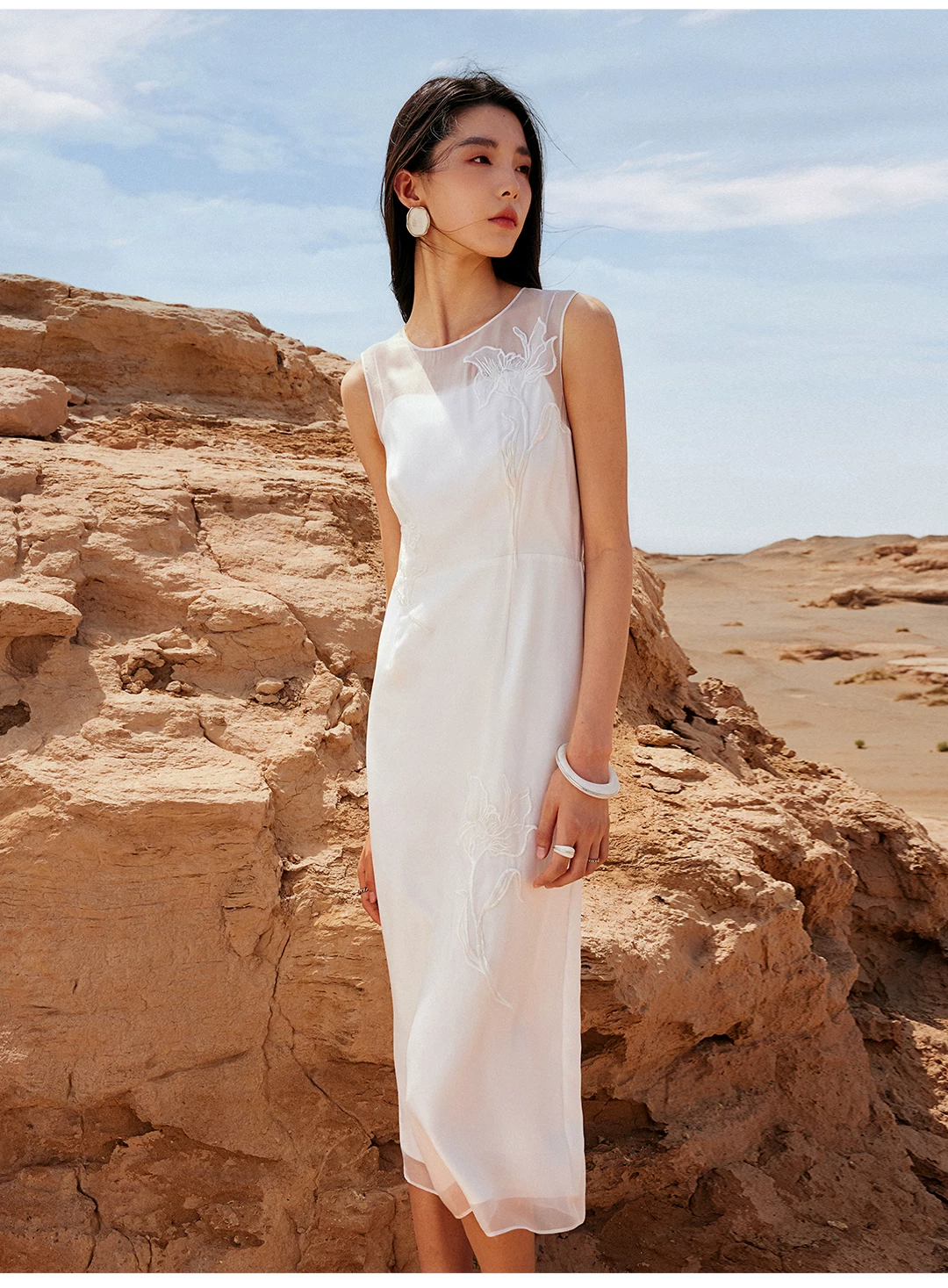 Copper ammonia silk acetate suit sleeveless elegant vest dress Copper ammonia silk acetate suit sleeveless elegant vest dress
