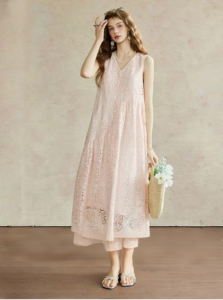 Lace Embroidered Dress