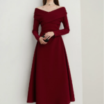 red dress, French style