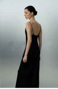 Lace patchwork acetate camisole dress