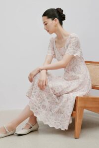 Heavy duty lace dress