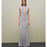 Urban Knitted Dress, Elegant and Stylish for Women, Tailored Long Dress