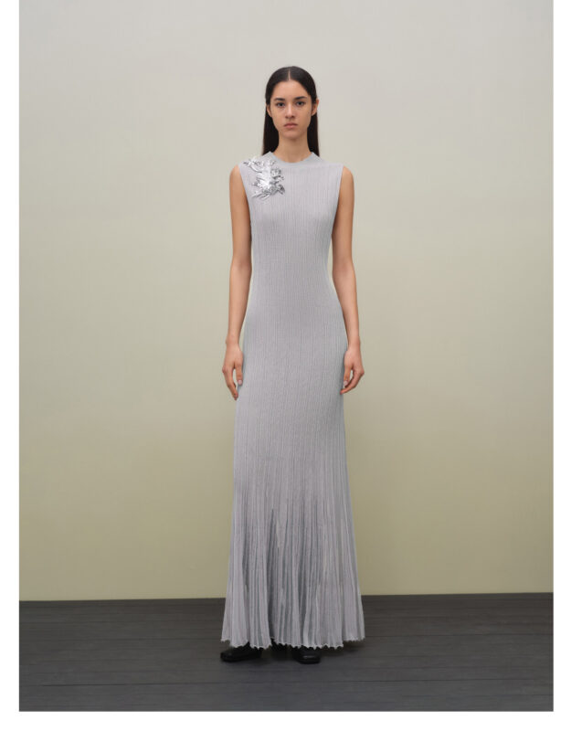 Urban Knitted Dress, Elegant and Stylish for Women, Tailored Long Dress