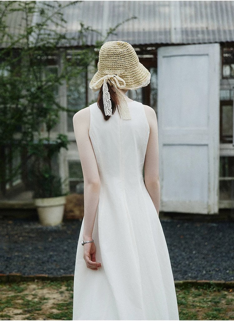 waist cinched sleeveless vest, suspender dress!!83231071 waist cinched sleeveless vest, suspender dress